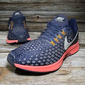 Nike Zoom Pegasus 35 Blue Athletic Shoes Women 7